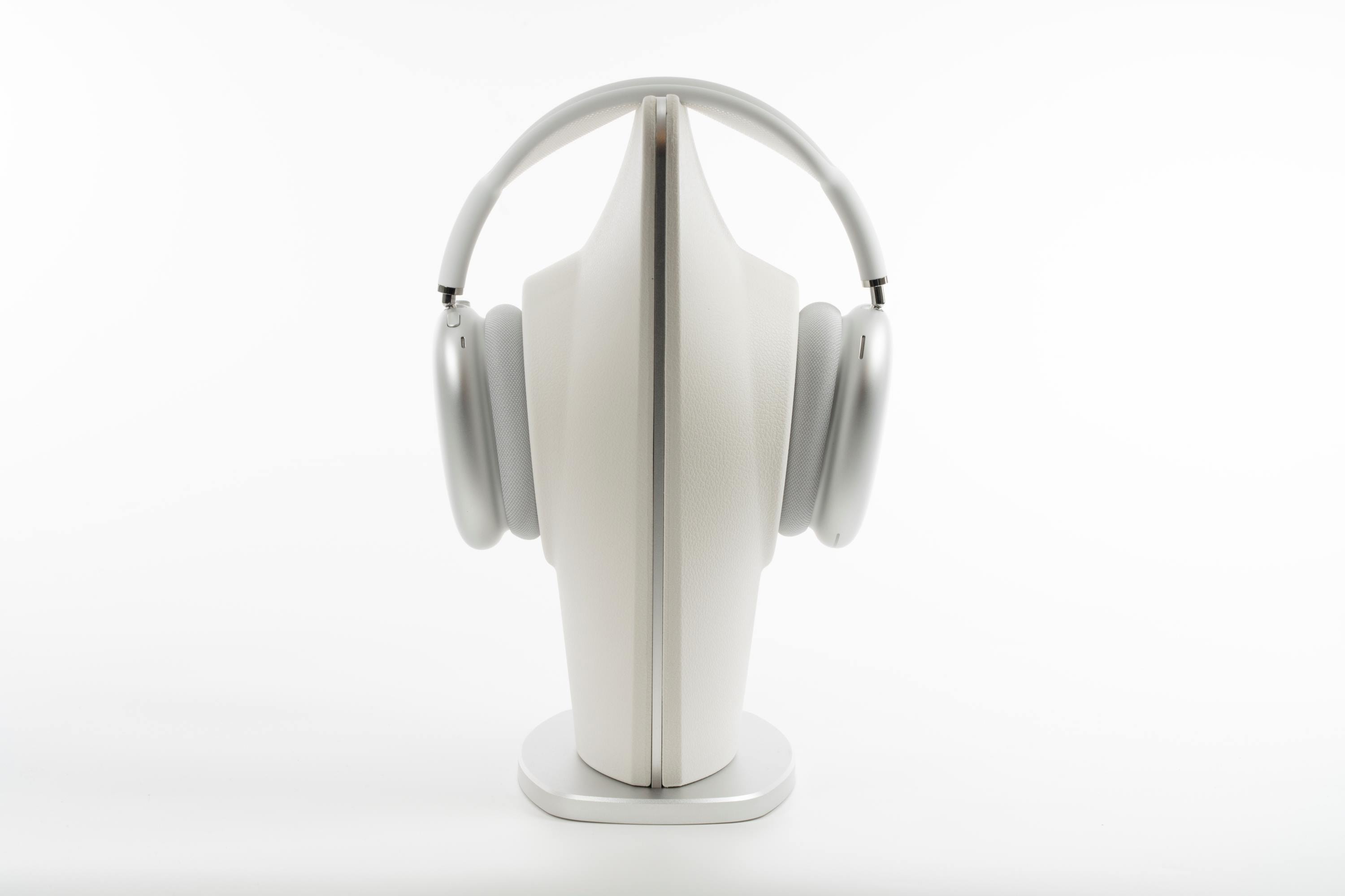 Delta Stand — headphones on white stand
